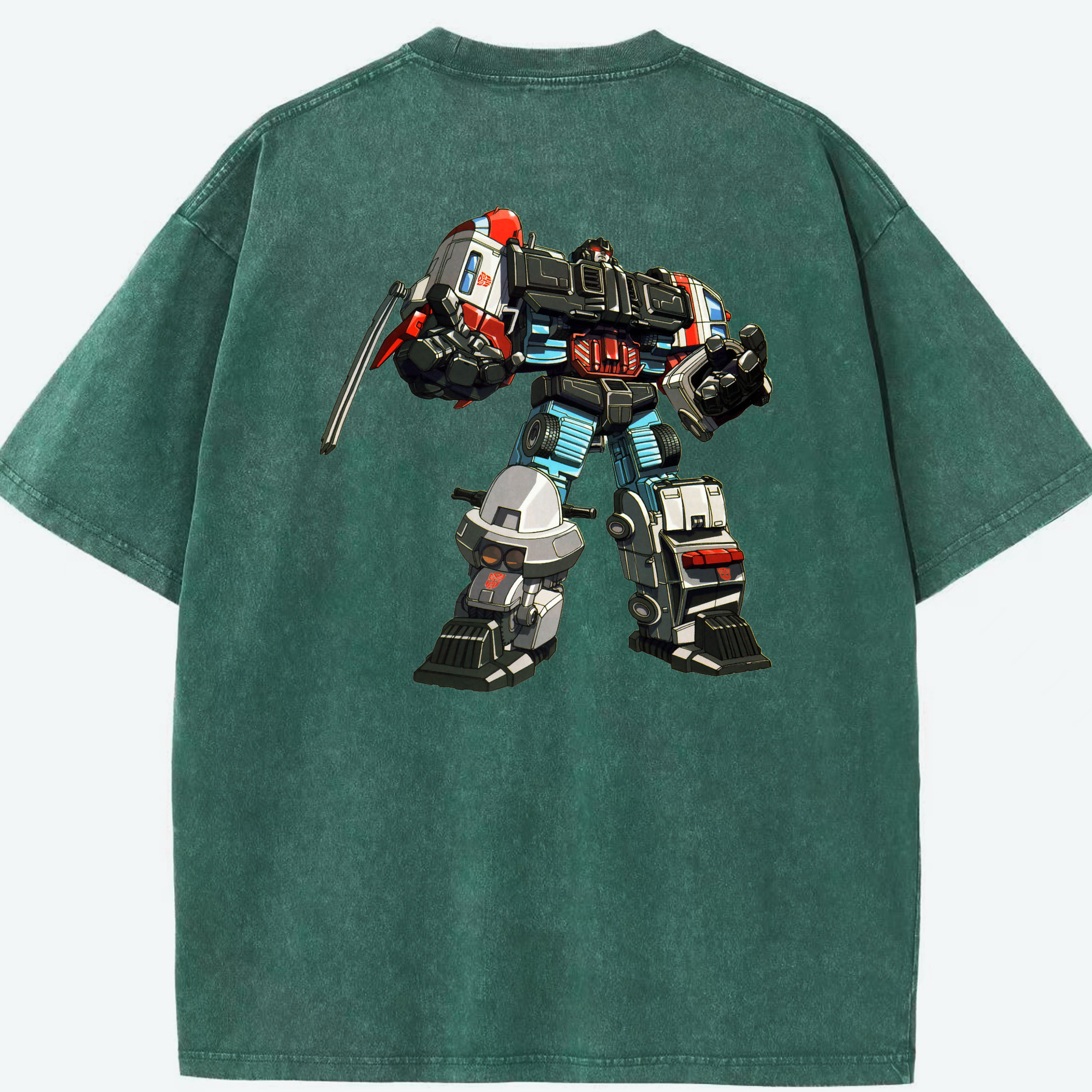 （画像用）  綿100% ヴィンテージ風 半袖Tシャツ（背面プリント）